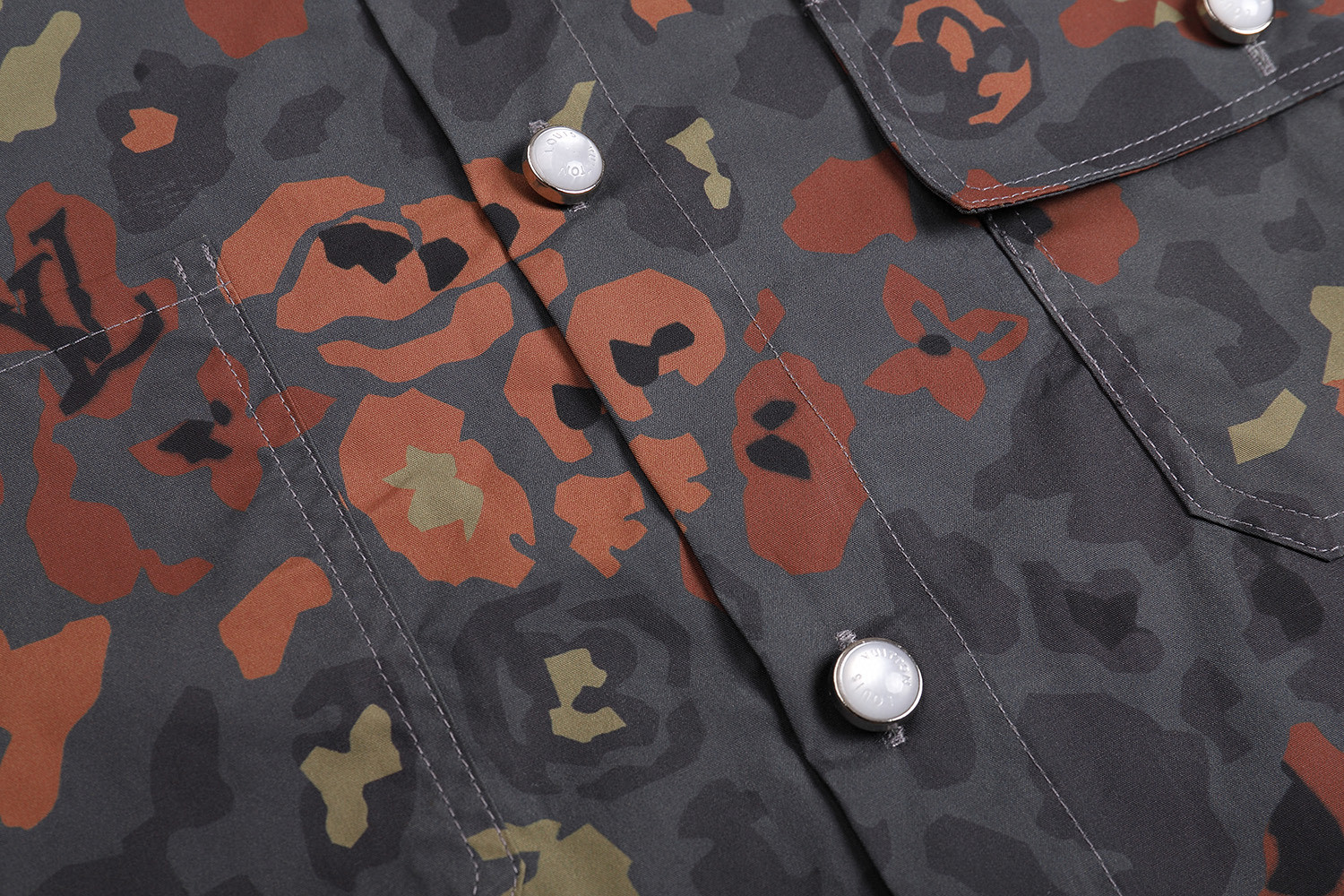 LOUIS VUITTON 路易威登 LV Nigo 联名款 印花工装衬衫 短袖 休闲 A5 1AIMGR