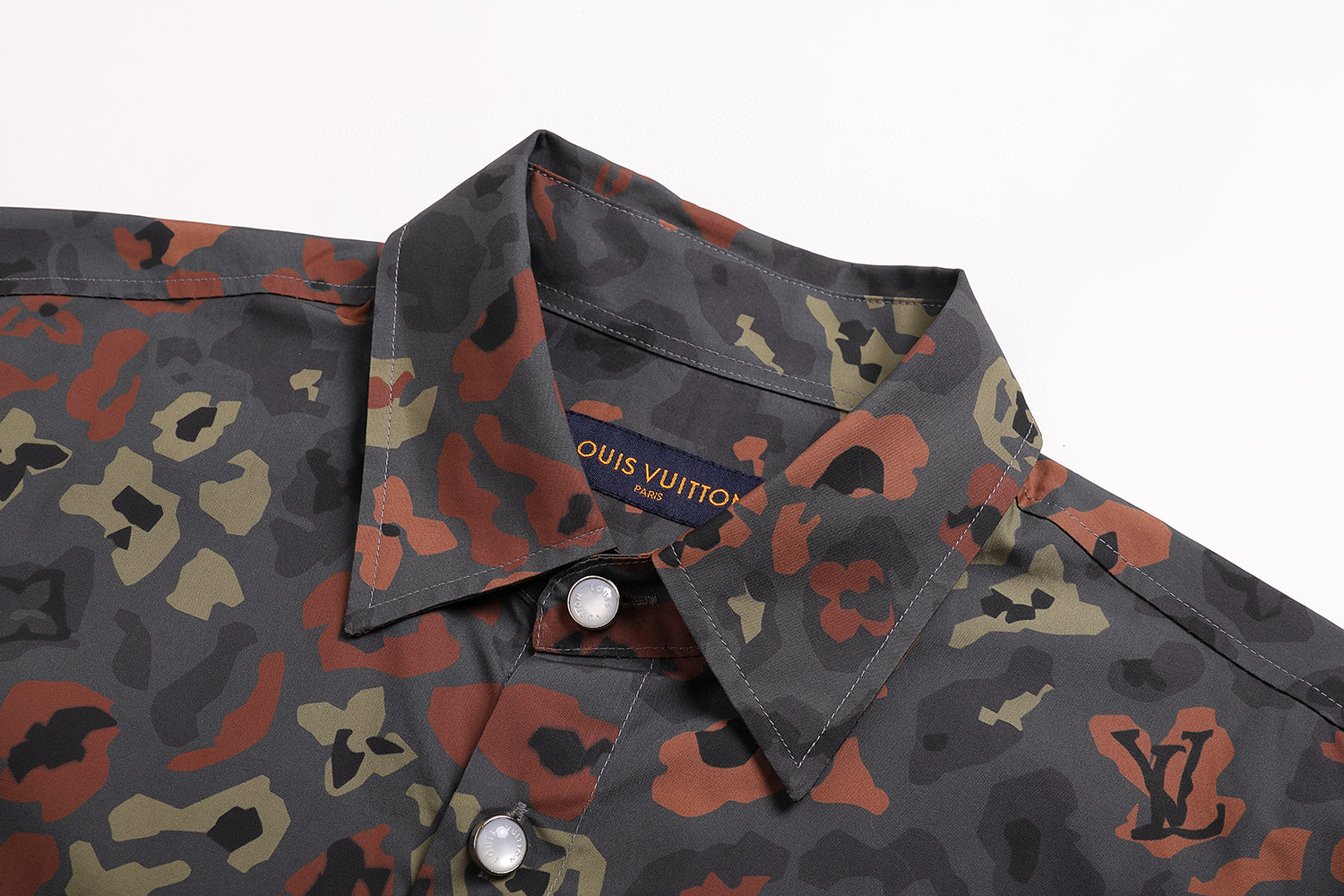 LOUIS VUITTON 路易威登 LV Nigo 联名款 印花工装衬衫 短袖 休闲 A5 1AIMGR