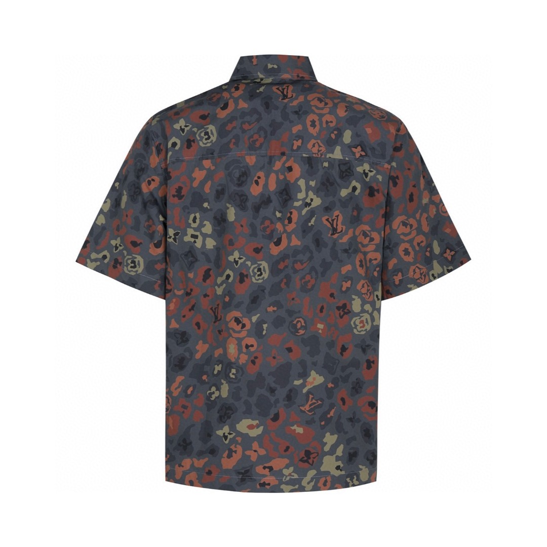 LOUIS VUITTON 路易威登 LV Nigo 联名款 印花工装衬衫 短袖 休闲 A5 1AIMGR