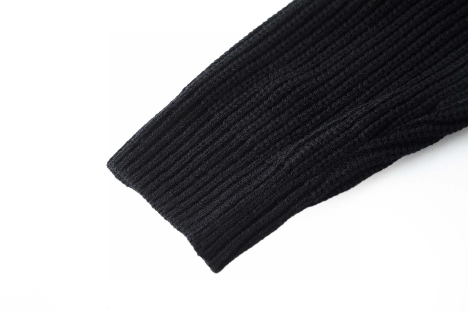 CELINE 赛琳 贴皮针织帽衫 连帽毛衣 卫衣 长袖 外套 黑色 B5 RY01K0ZPY-38NO