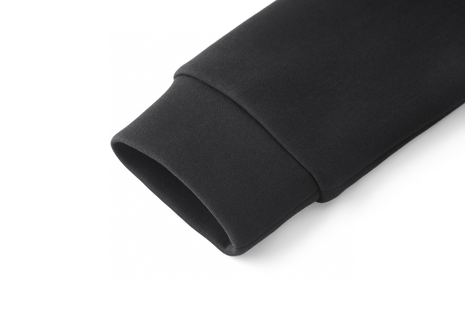 PRADA 普拉达 翻领太空棉拉链夹克 外套 长袖 黑色 B5