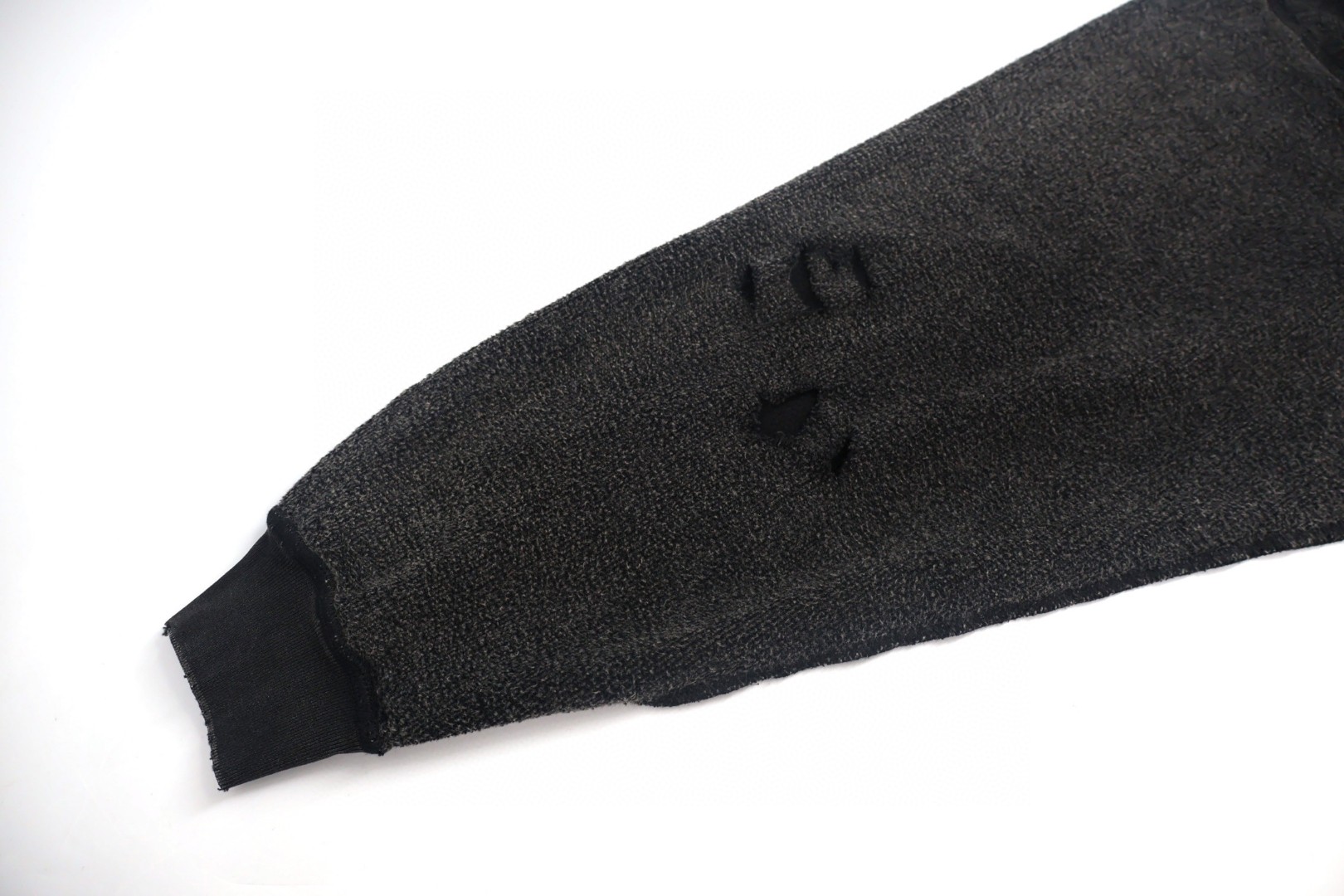 Balenciaga 巴黎世家 反转可乐拉链连帽做旧卫衣 外套 长袖 灰色 B5 830253TSVF29668