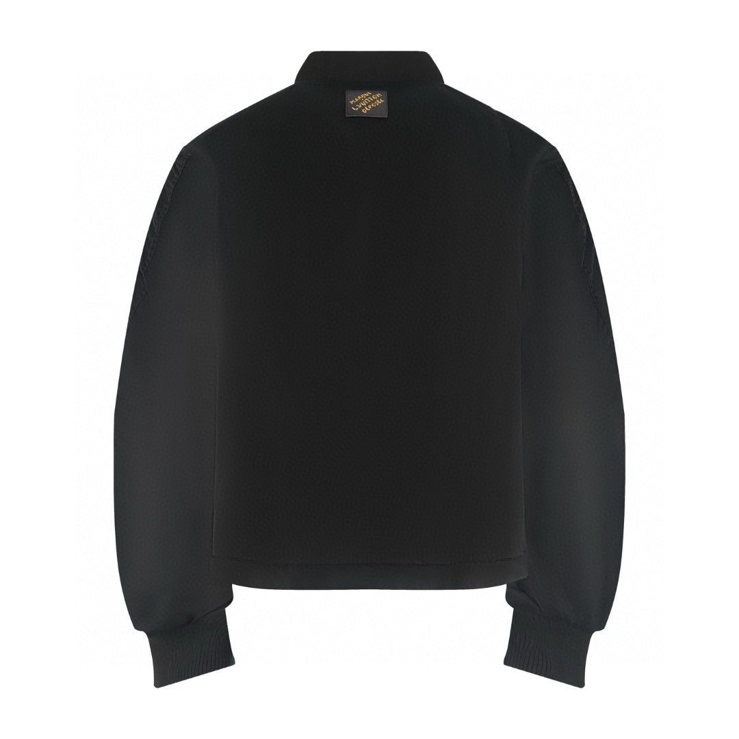 LOUIS VUITTON 路易威登 走秀飞行棉服外套 夹克 保暖 黑色 C0 1AIMS4