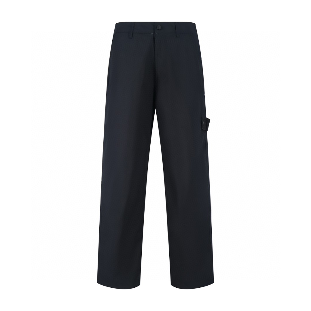 STONE ISLAND 石头岛 徽章工装裤 休闲裤 长裤 裤子 黑色 B0