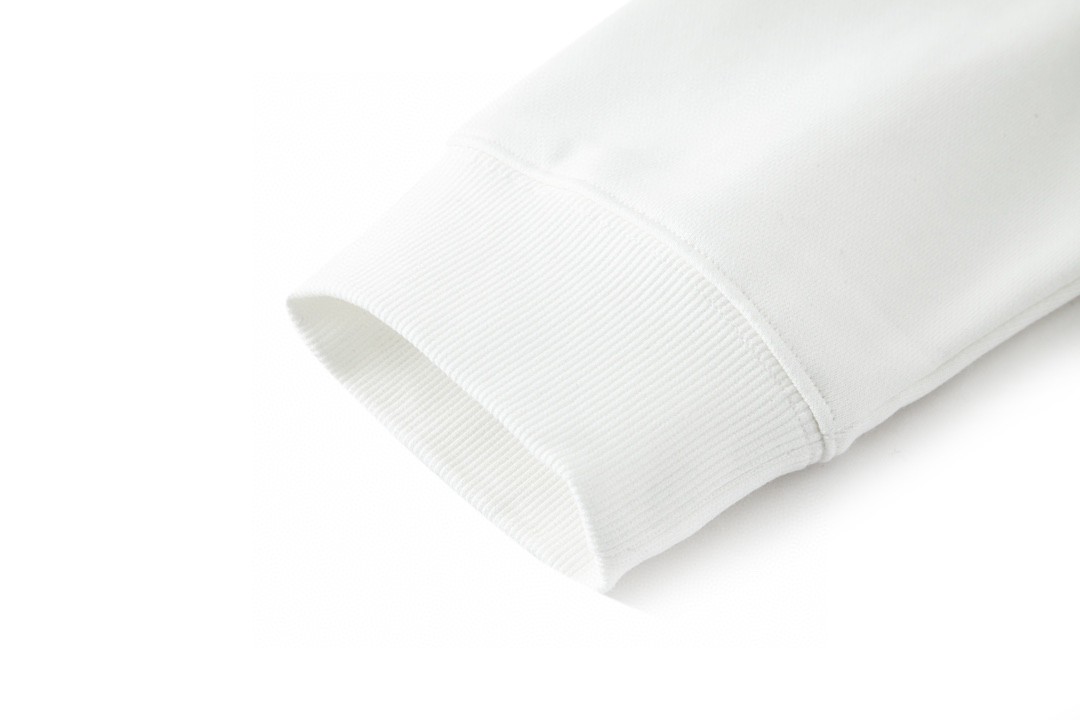 PRADA 普拉达 三角标圆领卫衣 长袖 秋冬款 白色 黑色 A5 