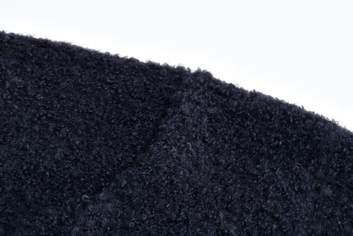 MIU MIU 缪缪 小刺绣logo羊毛圆领毛衣 长袖 深蓝色 B0