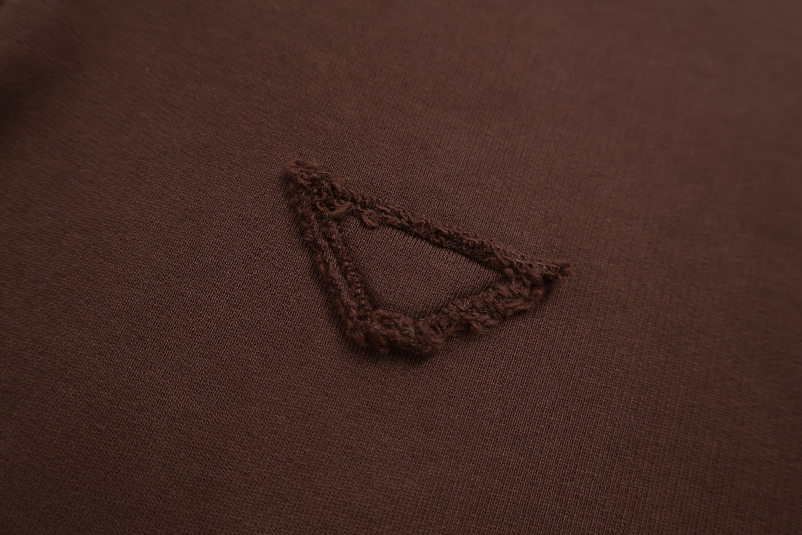 PRADA 普拉达 布标翻领卫衣 外套 长袖 棕色 B0 UJL55C-1YFT-F0324-S-OOO