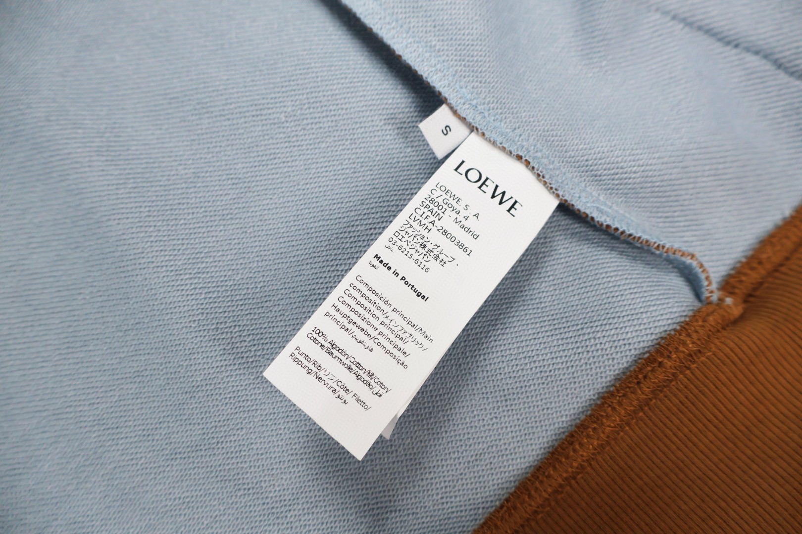 LOEWE 罗意威 小刺绣拉链连帽卫衣 外套 长袖 咖色 B0 H526Y25X74-2203