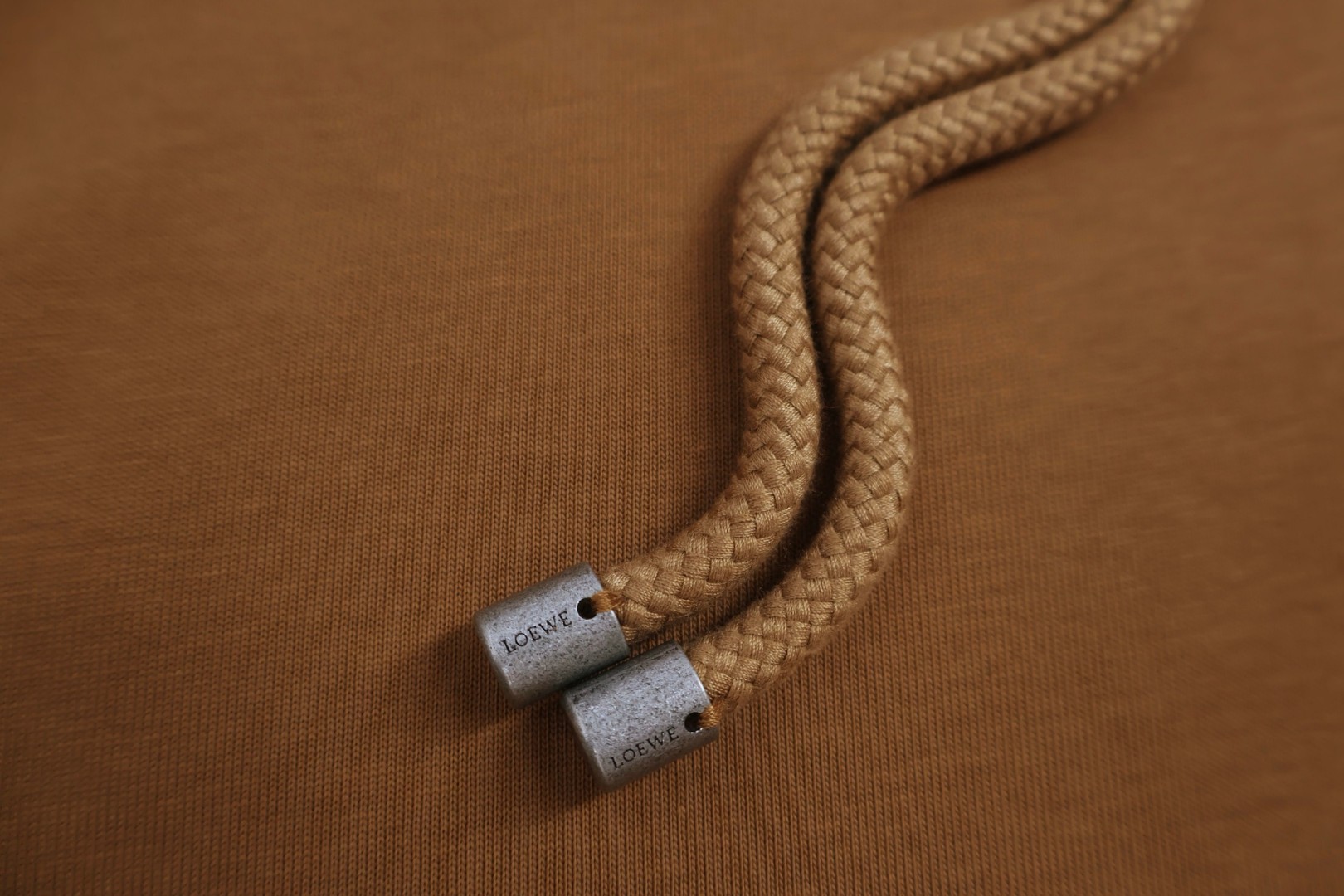 LOEWE 罗意威 小刺绣拉链连帽卫衣 外套 长袖 咖色 B0 H526Y25X74-2203