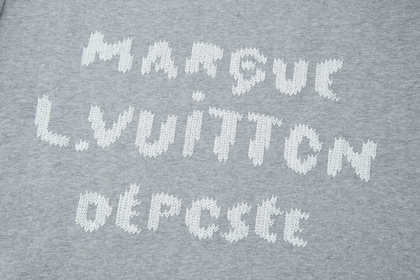 LOUIS VUITTON 路易威登 Nigo联名款 刺绣字母卫衣 外套 灰色 A5 1AIKCO