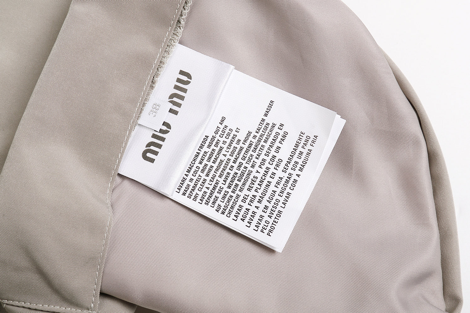 MIU MIU 缪缪 双面两穿刺绣长款风衣外套 夹克 C0