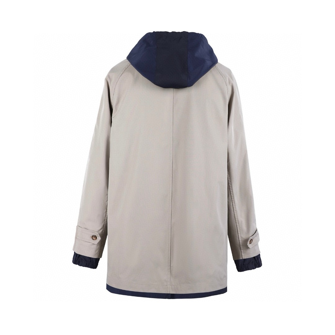 MIU MIU 缪缪 双面两穿刺绣长款风衣外套 夹克 C0