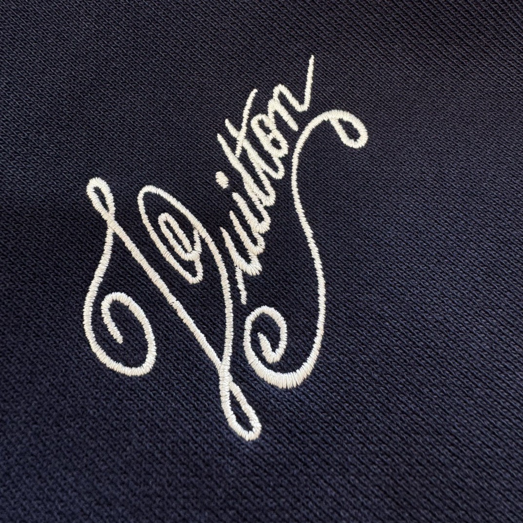 LOUIS VUITTON 路易威登 LV 绳袖帽绳连帽卫衣 圆领 长袖 蓝色 B5 1AFR32