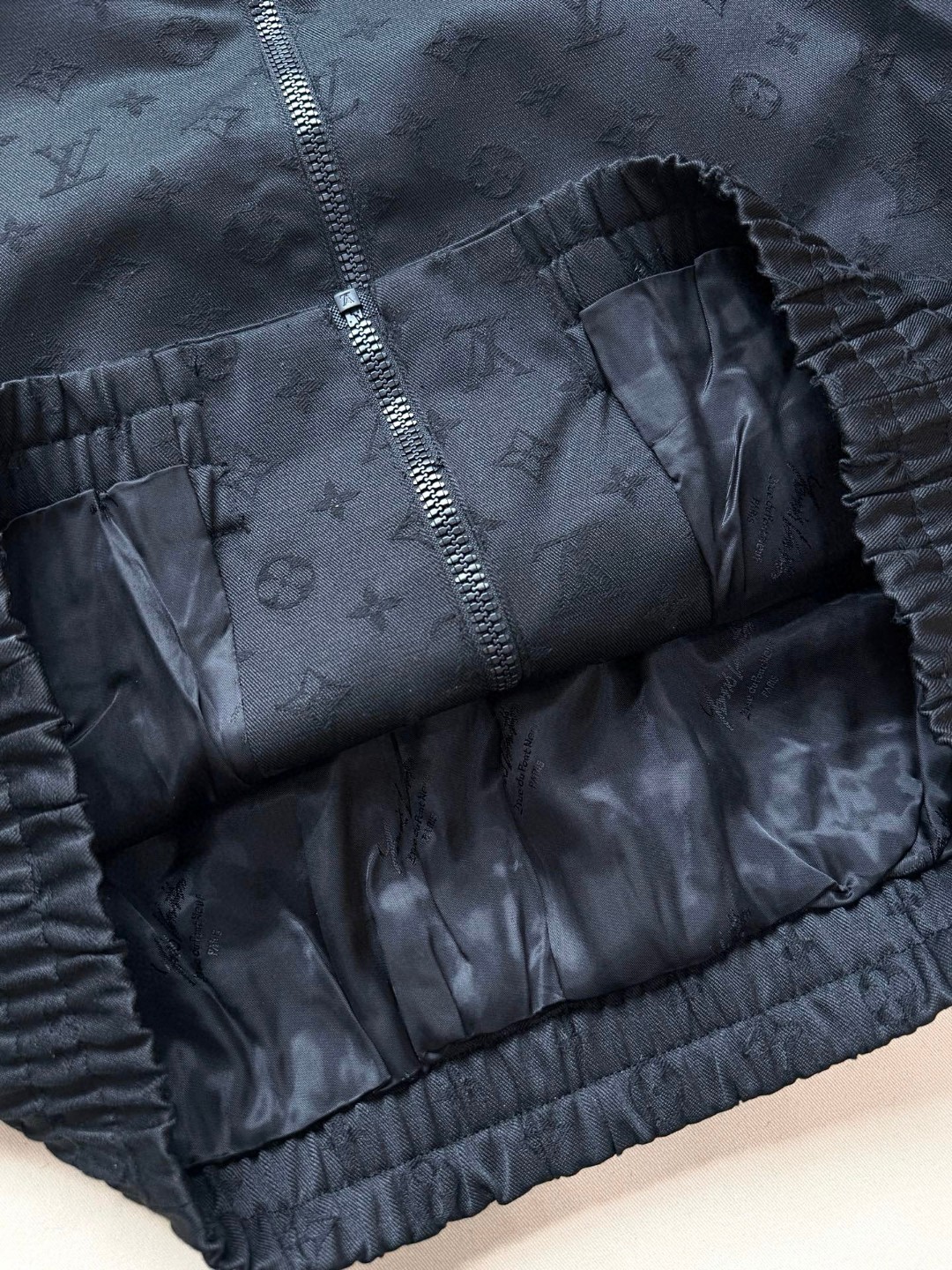 LOUIS VUITTON 路易威登 满印提花夹克小西服 外套 黑色 C0 1AFVVA