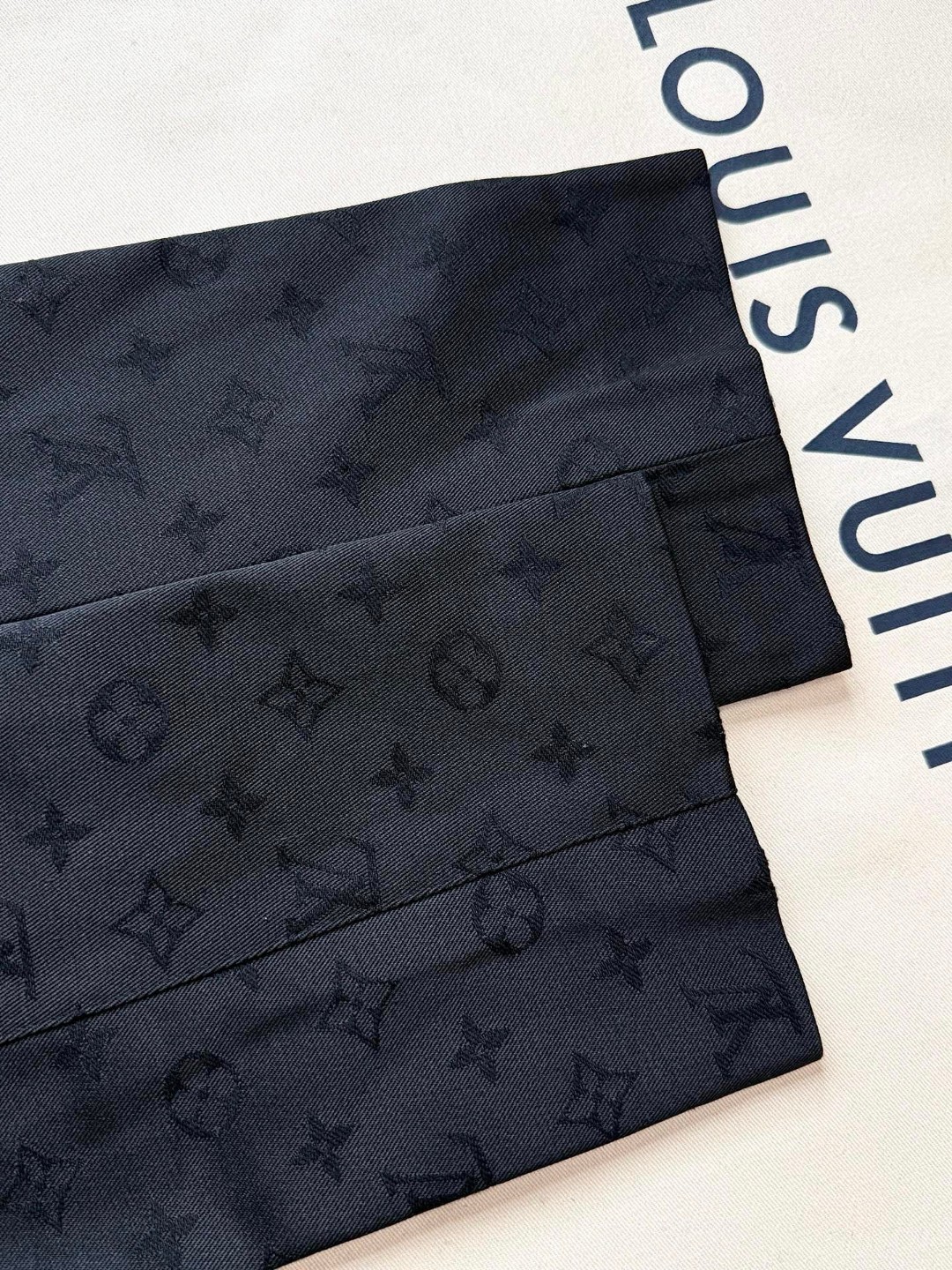 LOUIS VUITTON 路易威登 满印提花夹克小西服 外套 黑色 C0 1AFVVA