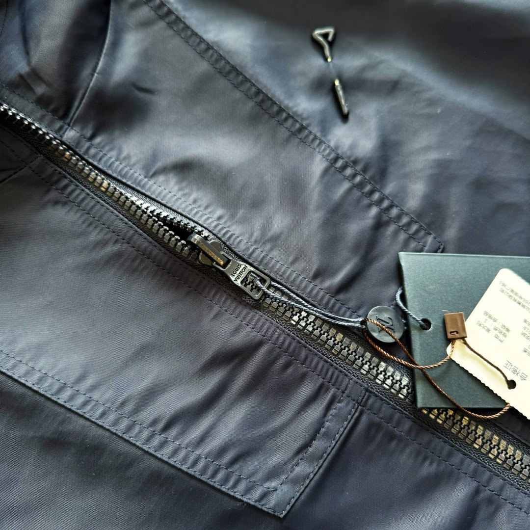 LOUIS VUITTON 路易威登 双面满印拉链外套 夹克 长袖 蓝色 C0 1AAT31