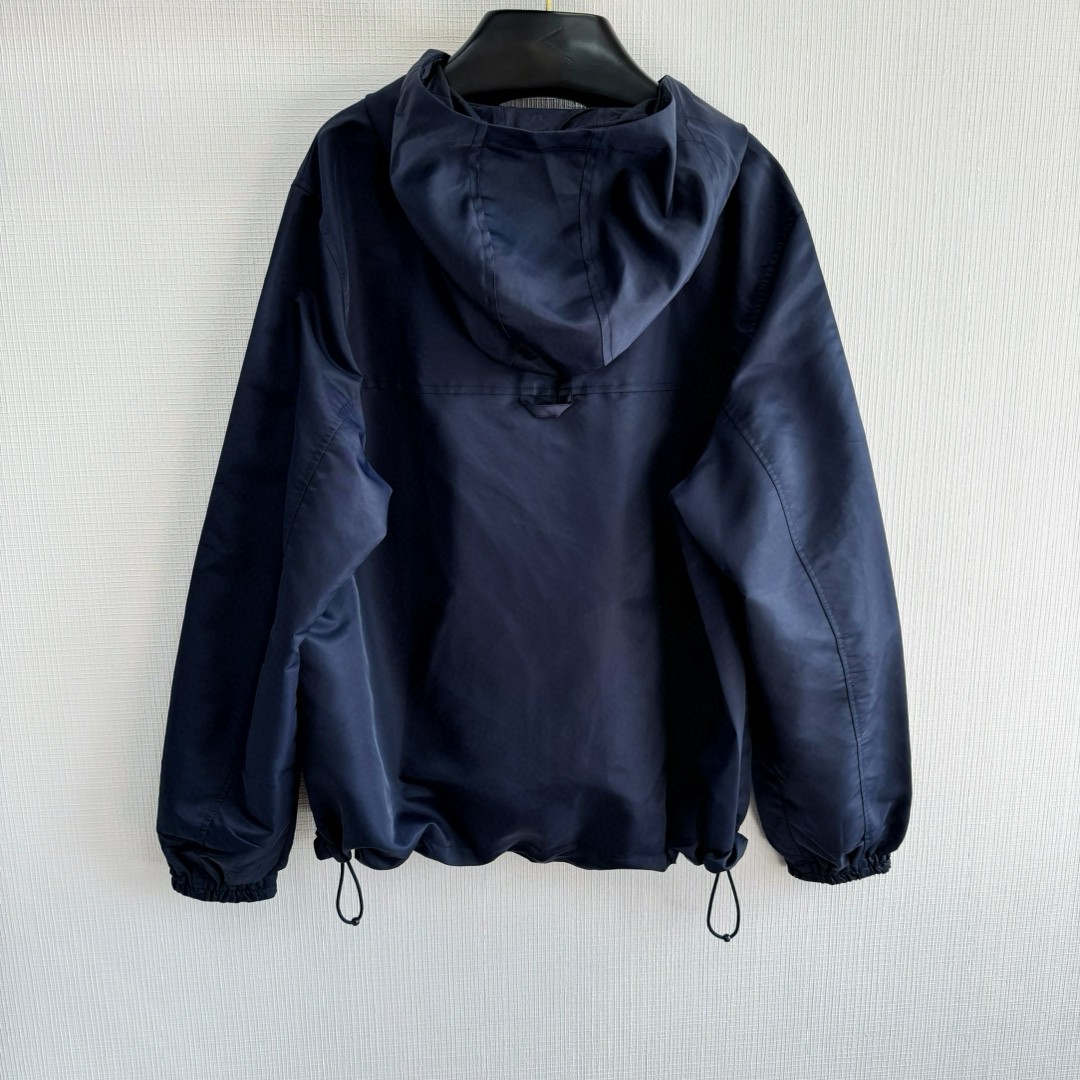 LOUIS VUITTON 路易威登 双面满印拉链外套 夹克 长袖 蓝色 C0 1AAT31