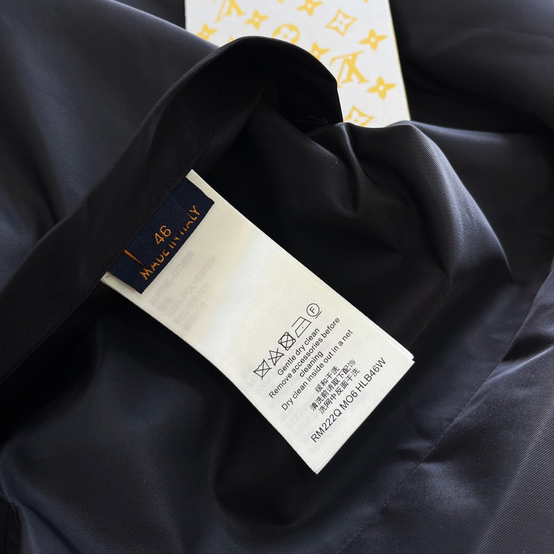 LOUIS VUITTON 路易威登 双面满印拉链外套 夹克 长袖 黑色 C0 