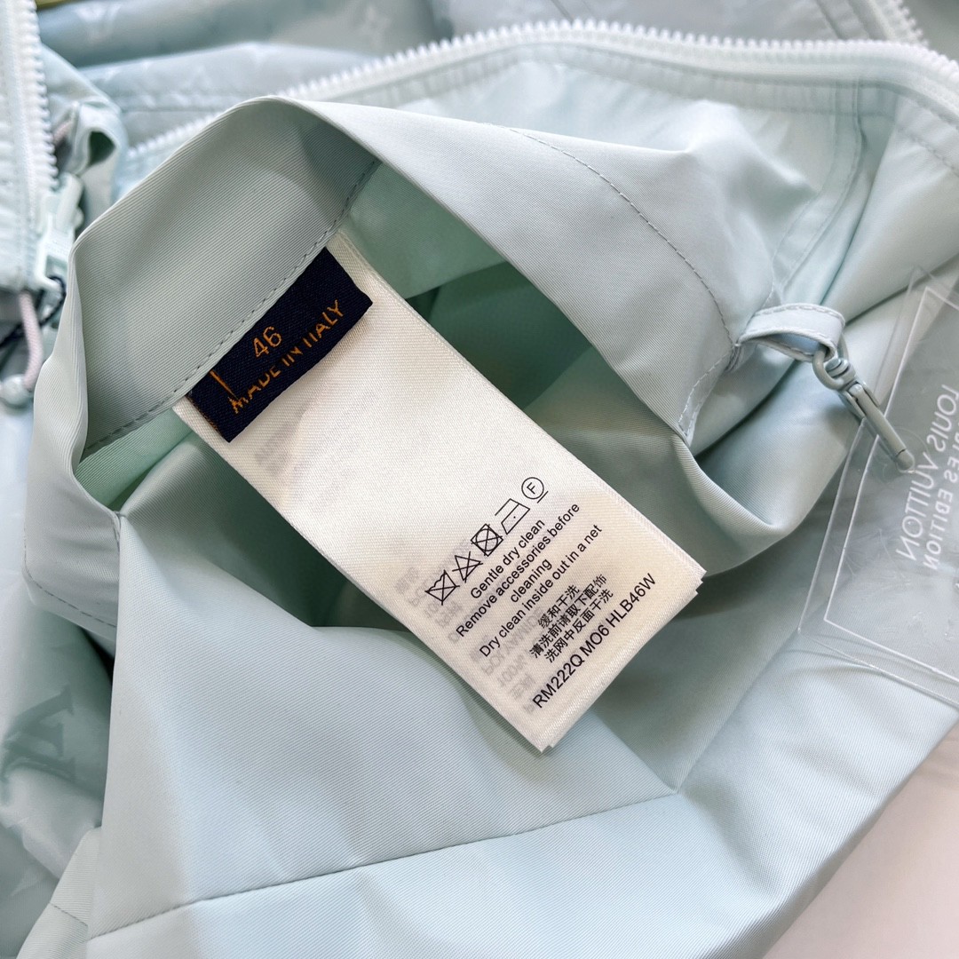 LOUIS VUITTON 路易威登 双面满印拉链外套 夹克 长袖 蓝色 C0 1AAT37