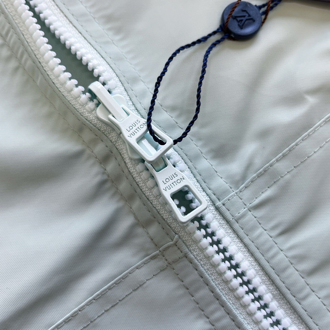 LOUIS VUITTON 路易威登 双面满印拉链外套 夹克 长袖 蓝色 C0 1AAT37