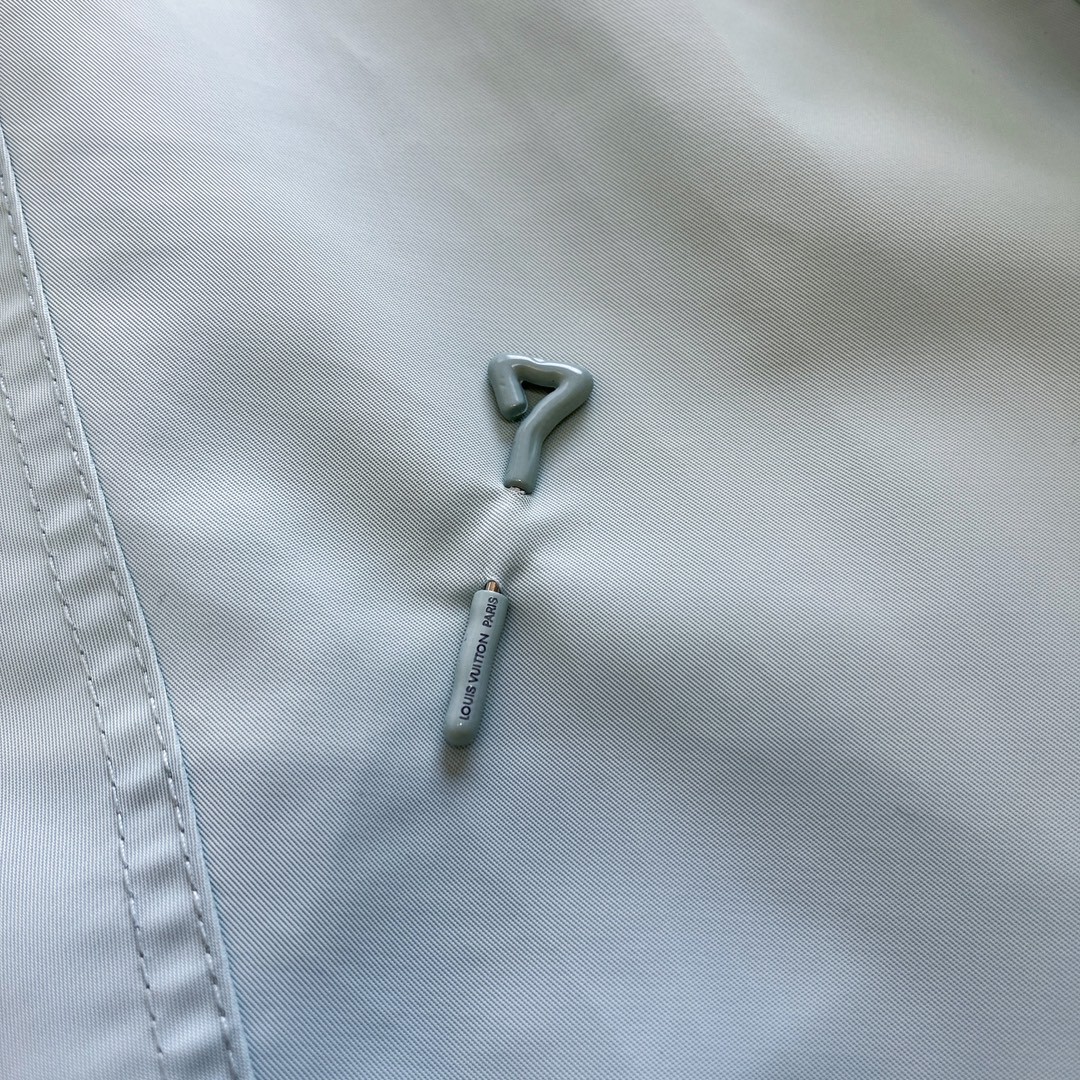 LOUIS VUITTON 路易威登 双面满印拉链外套 夹克 长袖 蓝色 C0 1AAT37