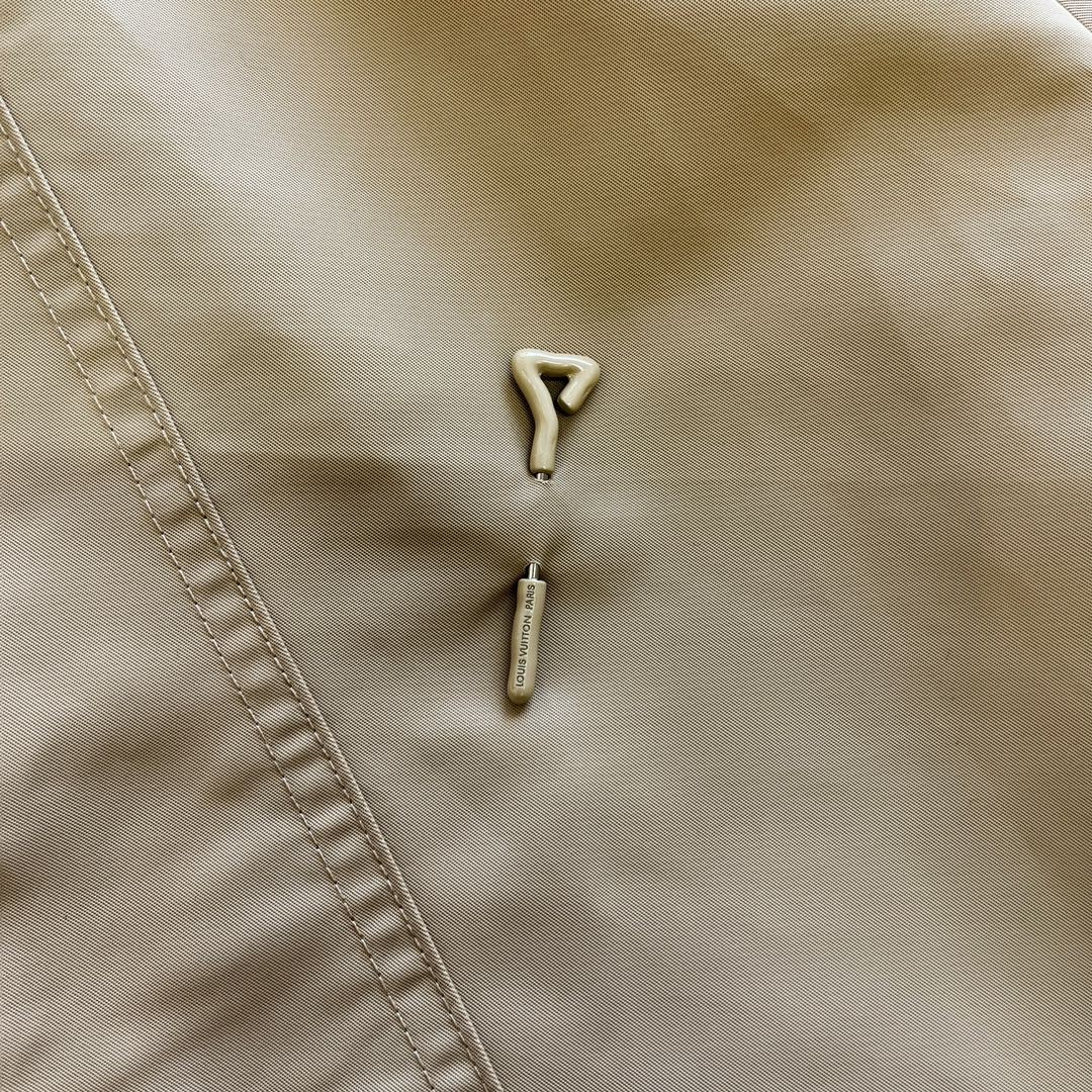 LOUIS VUITTON 路易威登 双面满印拉链外套 夹克 长袖 卡其色 C0 1ABJK8
