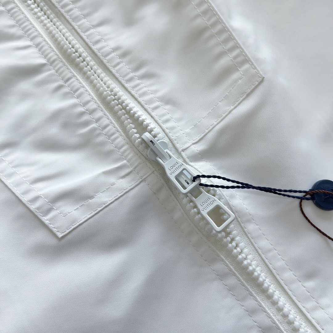LOUIS VUITTON 路易威登 双面满印拉链外套 夹克 长袖 白色 C0 