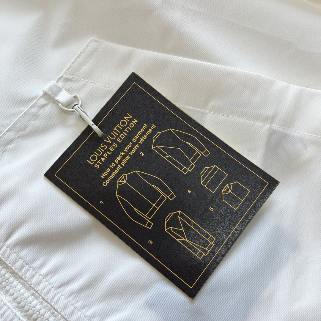 LOUIS VUITTON 路易威登 双面满印拉链外套 夹克 长袖 白色 C0 