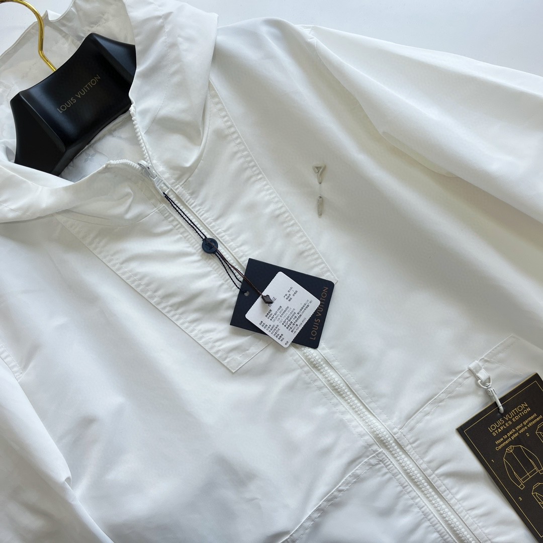 LOUIS VUITTON 路易威登 双面满印拉链外套 夹克 长袖 白色 C0 