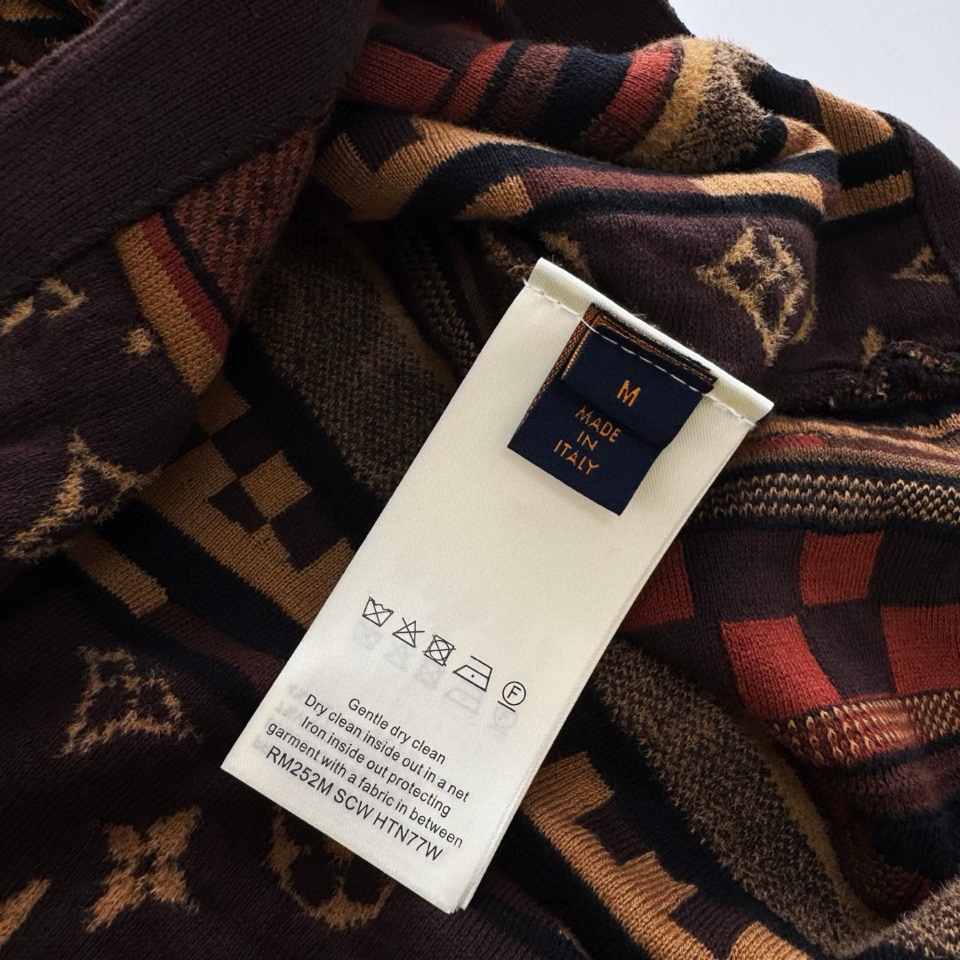 LOUIS VUITTON 路易威登 Nigo 联名款 Polo衫 针织T恤 短袖 B0 1AIMB8