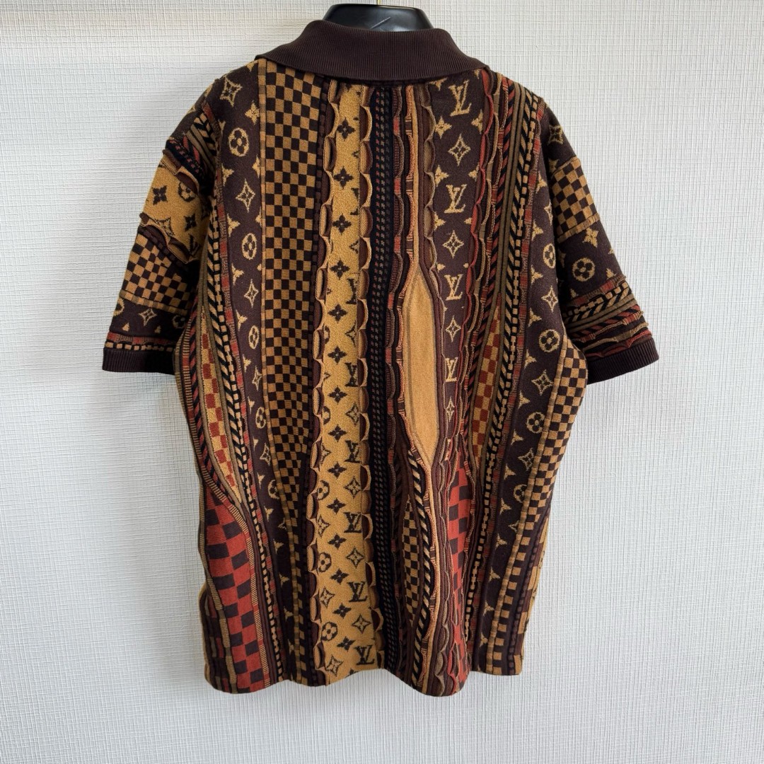 LOUIS VUITTON 路易威登 Nigo 联名款 Polo衫 针织T恤 短袖 B0 1AIMB8