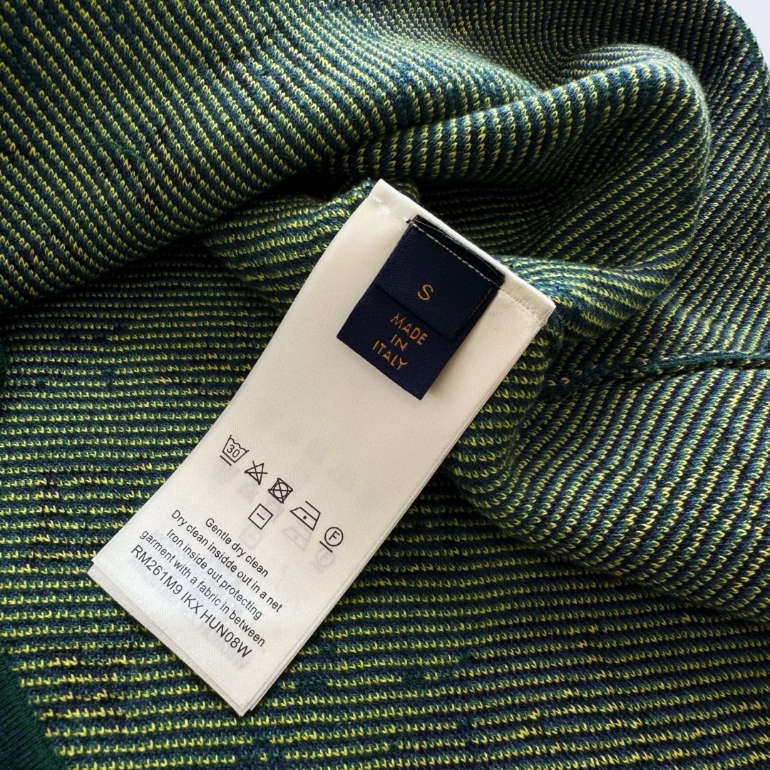 LOUIS VUITTON 路易威登 Monogram针织T恤 短袖 绿色 B0 1AIJZU