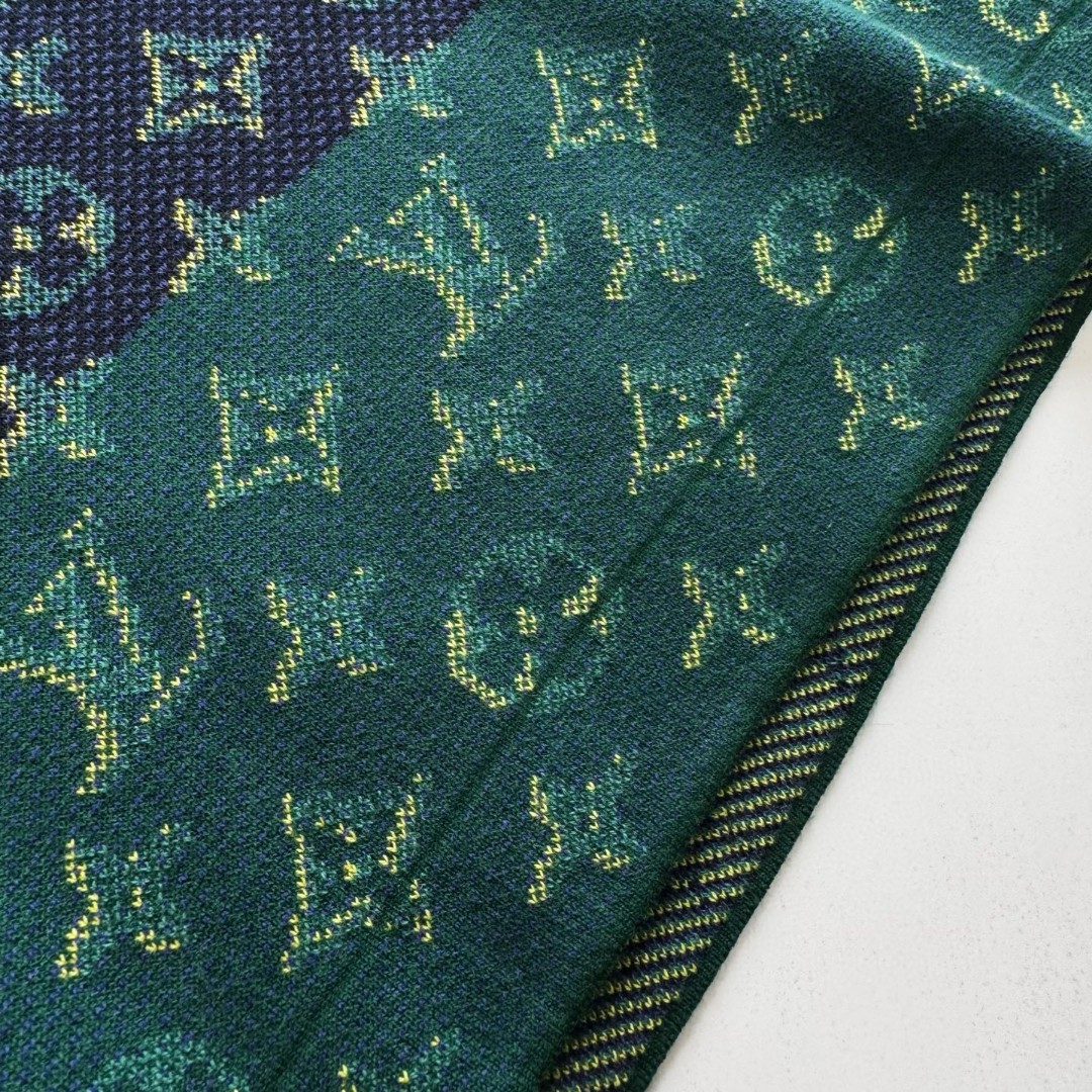 LOUIS VUITTON 路易威登 Monogram针织T恤 短袖 绿色 B0 1AIJZU