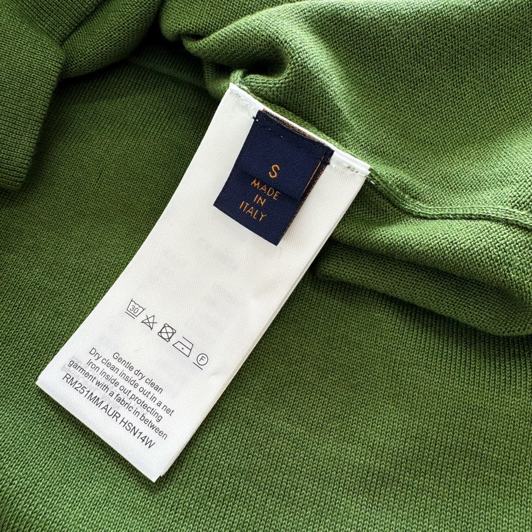 LOUIS VUITTON 路易威登 小狗针织T恤 短袖 绿色 A5 1AGJS2