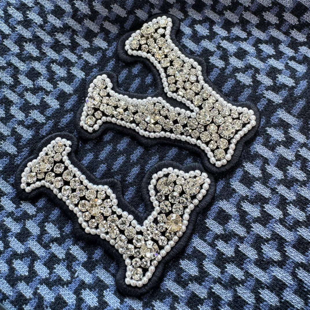 LOUIS VUITTON 路易威登 棋盘格 格纹奥钻针织T恤 短袖 棕色 蓝色 B0 1AFIUP