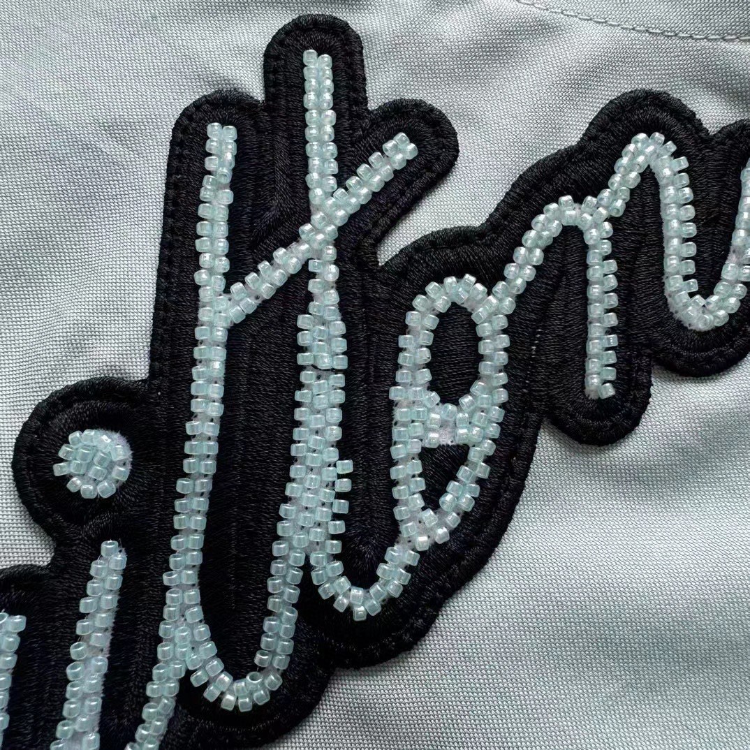 LOUIS VUITTON 路易威登 珠链章仔衬衫 短袖 蓝色 B0 1AFRLP