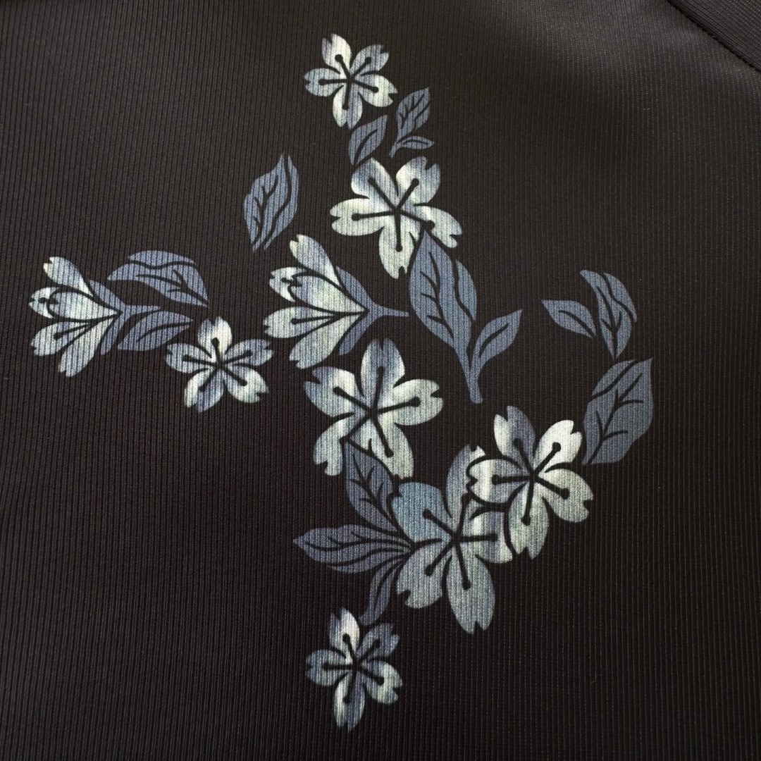 LOUIS VUITTON 路易威登 Nigo 联名款 花朵天丝印花衬衫 短袖 黑色 A5 1AIMHR