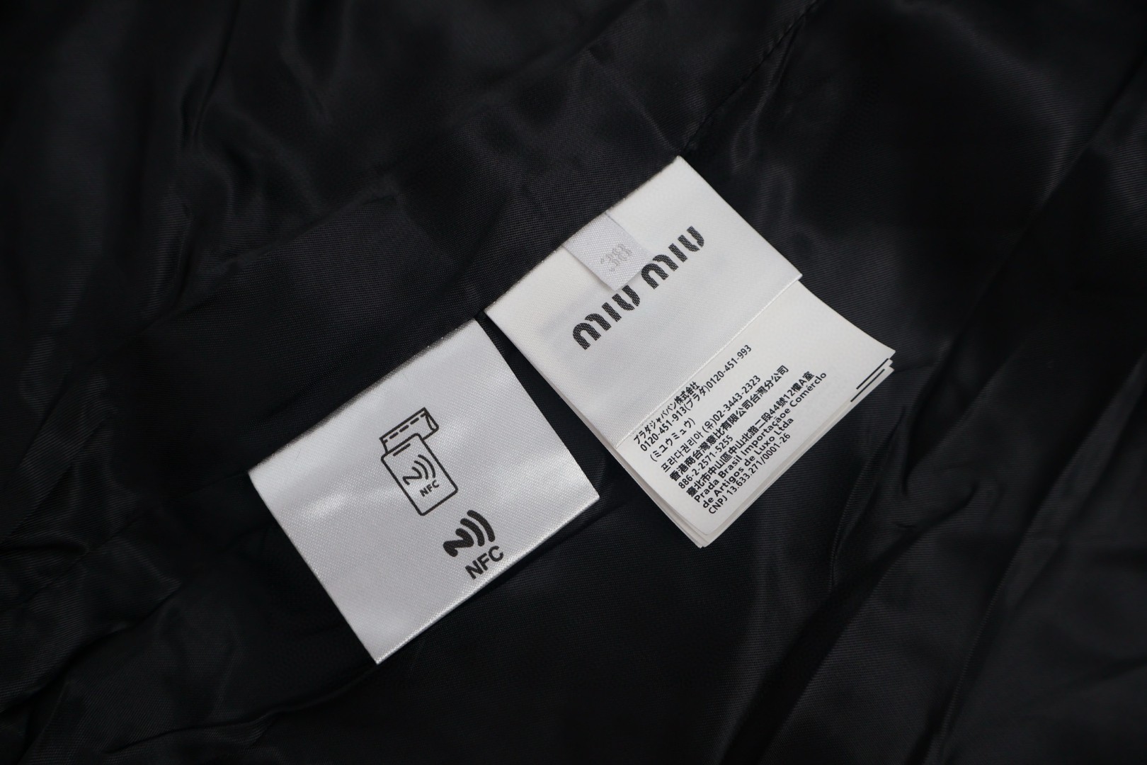 MIU MIU 缪缪 羊毛条纹格子拉链外套 夹克 长袖 C0 ML943-16DO-F0008-S-232