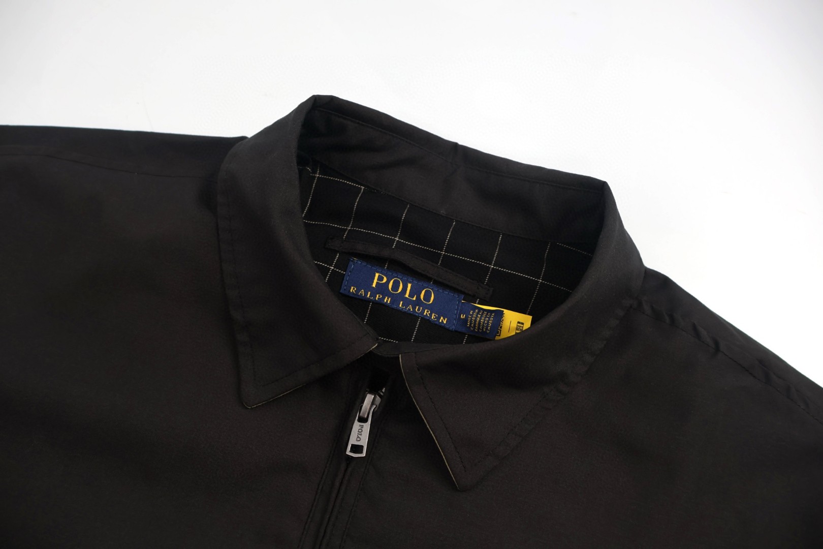 Ralph Lauren 拉夫劳伦 刺绣拉链夹克 外套 长袖 卡其色 黑色 B5 710548506002