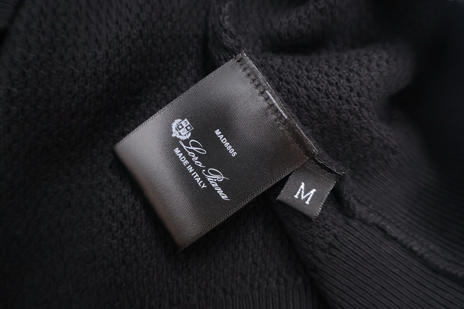 Loro Piana LP 针织亨利领毛衣 针织衫 长袖 卡其色 黑色 A5 FAO0613-D0C2