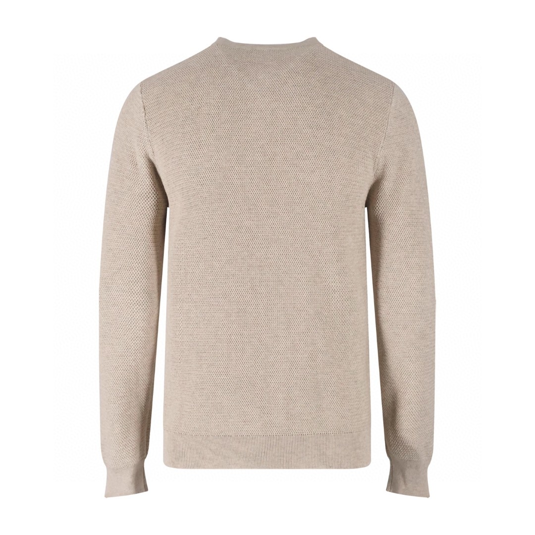 Loro Piana LP 针织亨利领毛衣 针织衫 长袖 卡其色 黑色 A5 FAO0613-D0C2