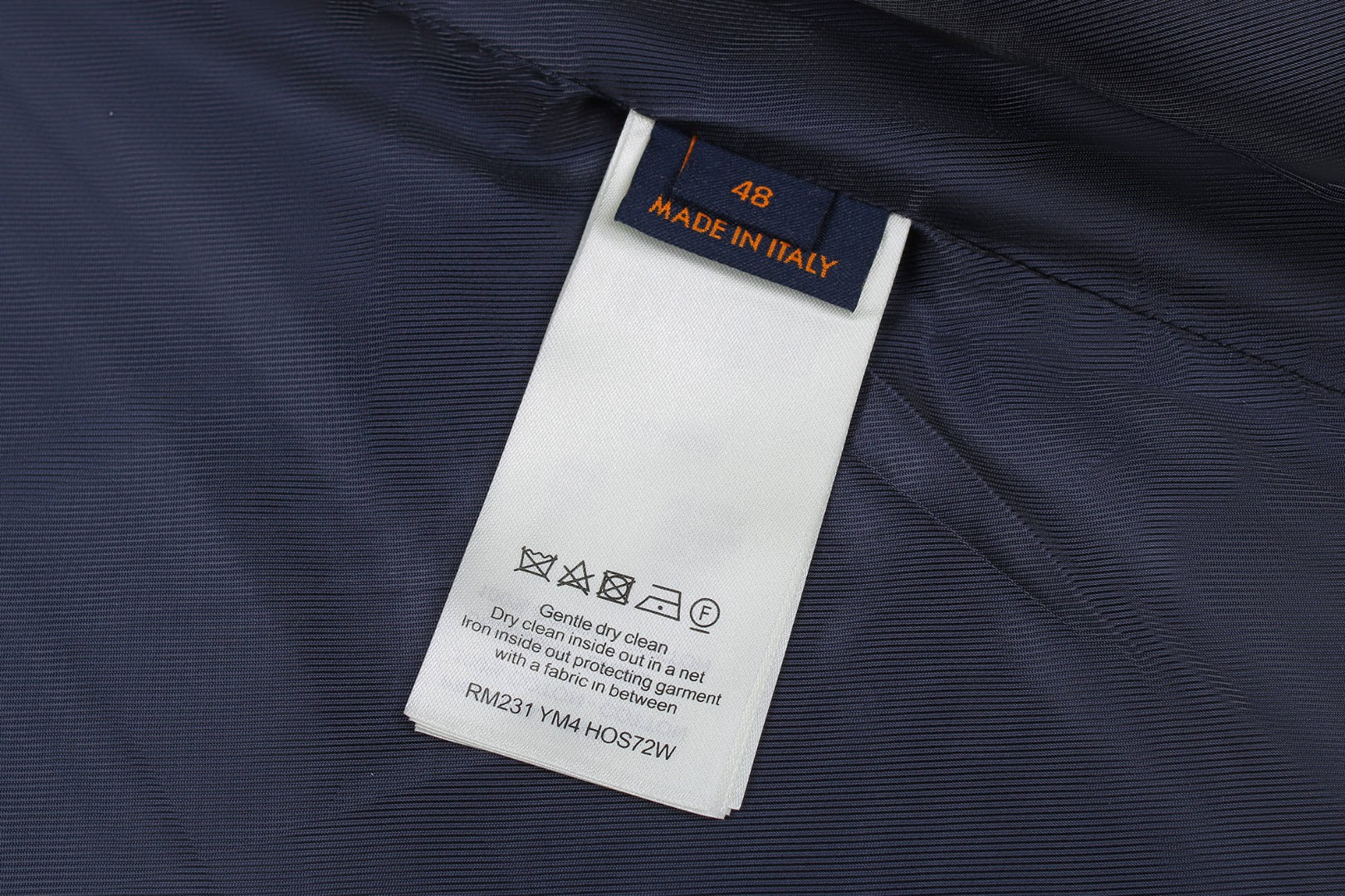 LOUIS VUITTON 路易威登 Nigo联名款 手缝水钻工装外套 夹克 蓝色 D0 1AILMB