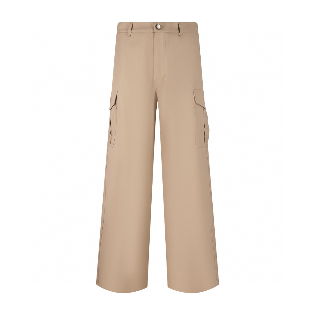 LOUIS VUITTON 路易威登 口袋刺绣工装裤 裤子 长裤 藏蓝色 卡其色 B5 1AIK53