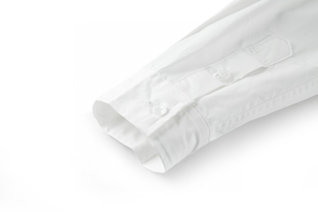 Balenciaga 巴黎世家 3B刺绣衬衫 外套 长袖 黑色 白色 A5 768770TNQ259000