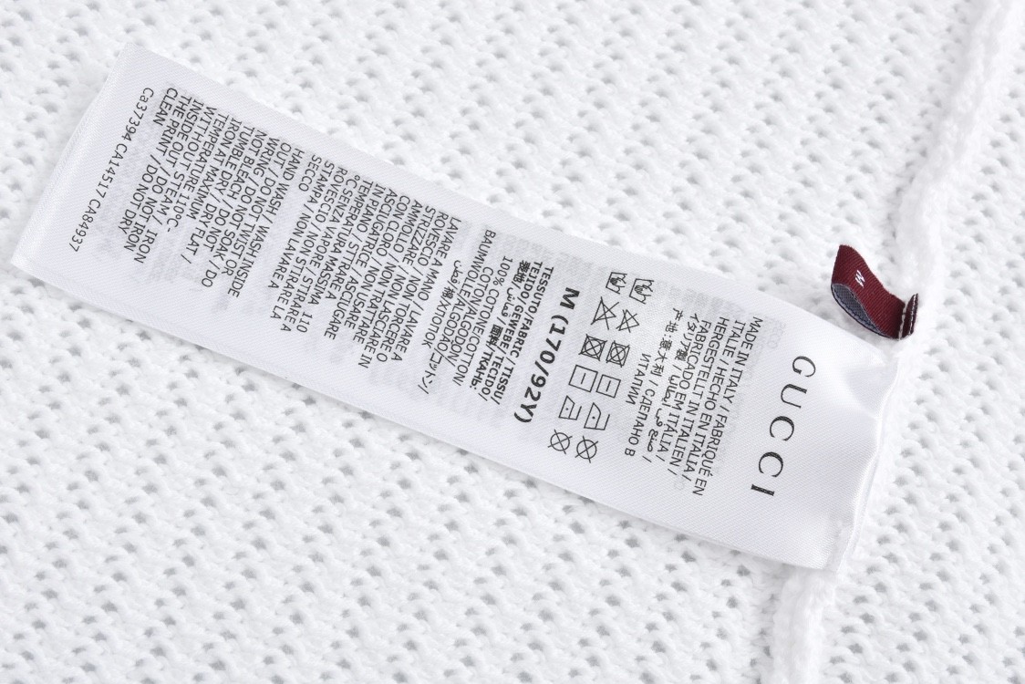 GUCCl 古驰 小字母提花V领开衫 毛衣 外套 长袖 海军蓝 白色 B0 788009-XKD15-4345