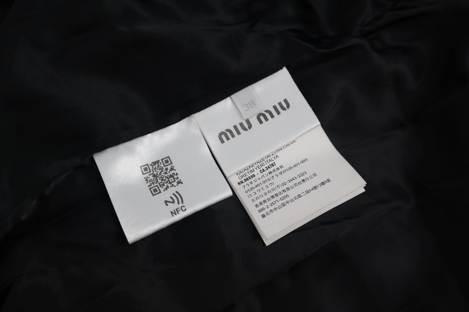 MIU MIU 缪缪 徽标贴布刺绣牛仔外套 夹克 长袖 蓝色 C0 ML843-1350-F0008-S-231