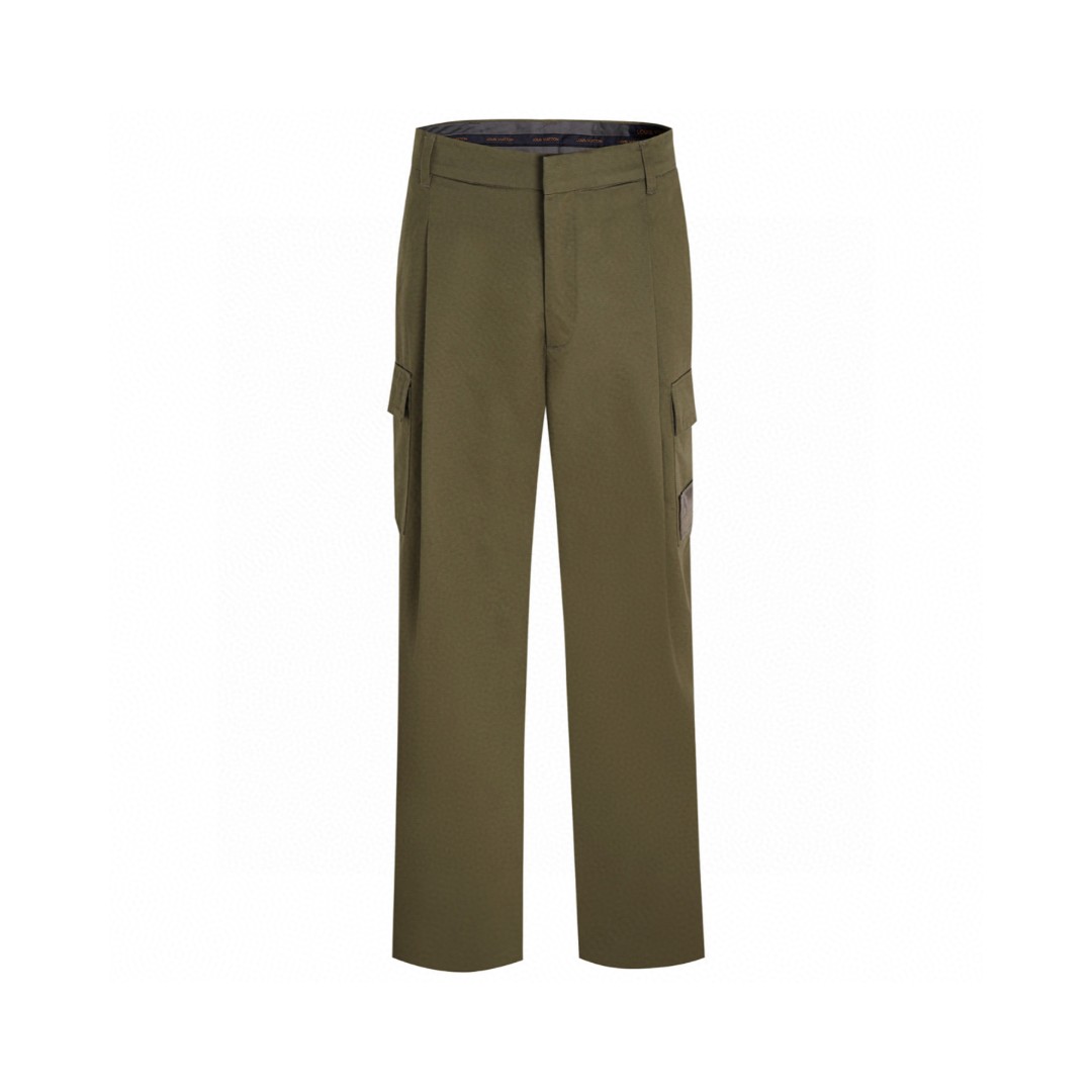 LOUIS VUITTON 路易威登 3D口袋工装裤 裤子 长裤 绿色 B5