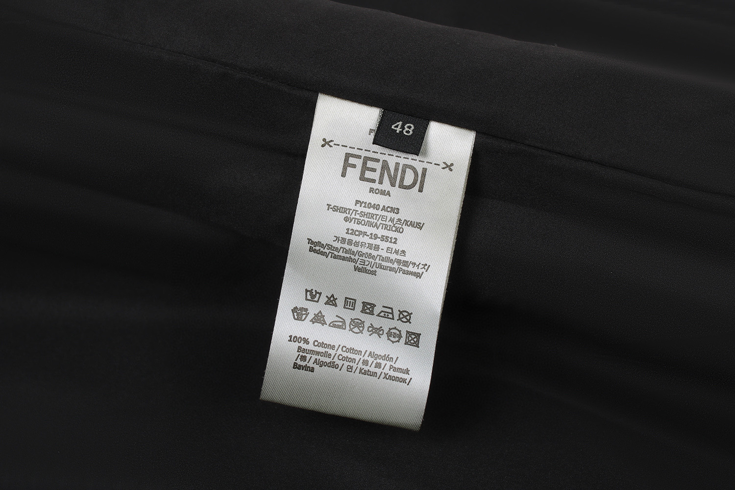 FENDI 芬迪 立领尼龙飞行员夹克 外套 长袖 黑色 C0 FAA951ATN9F0GME