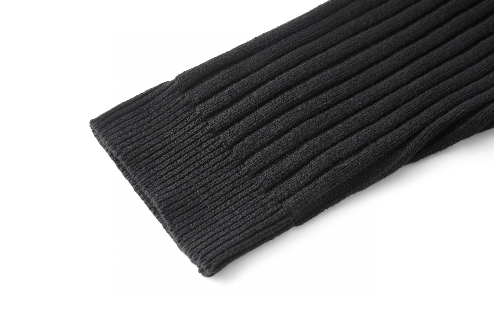 Balenciaga 巴黎世家 半拉链毛衣 外套 长袖 黑色 B0 852887T34141001