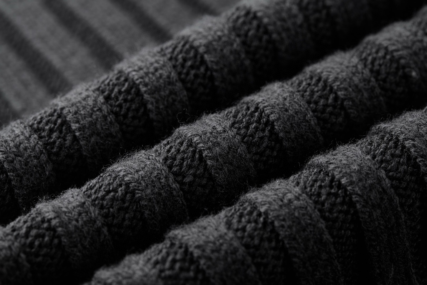 Balenciaga 巴黎世家 半拉链毛衣 外套 长袖 黑色 B0 852887T34141001